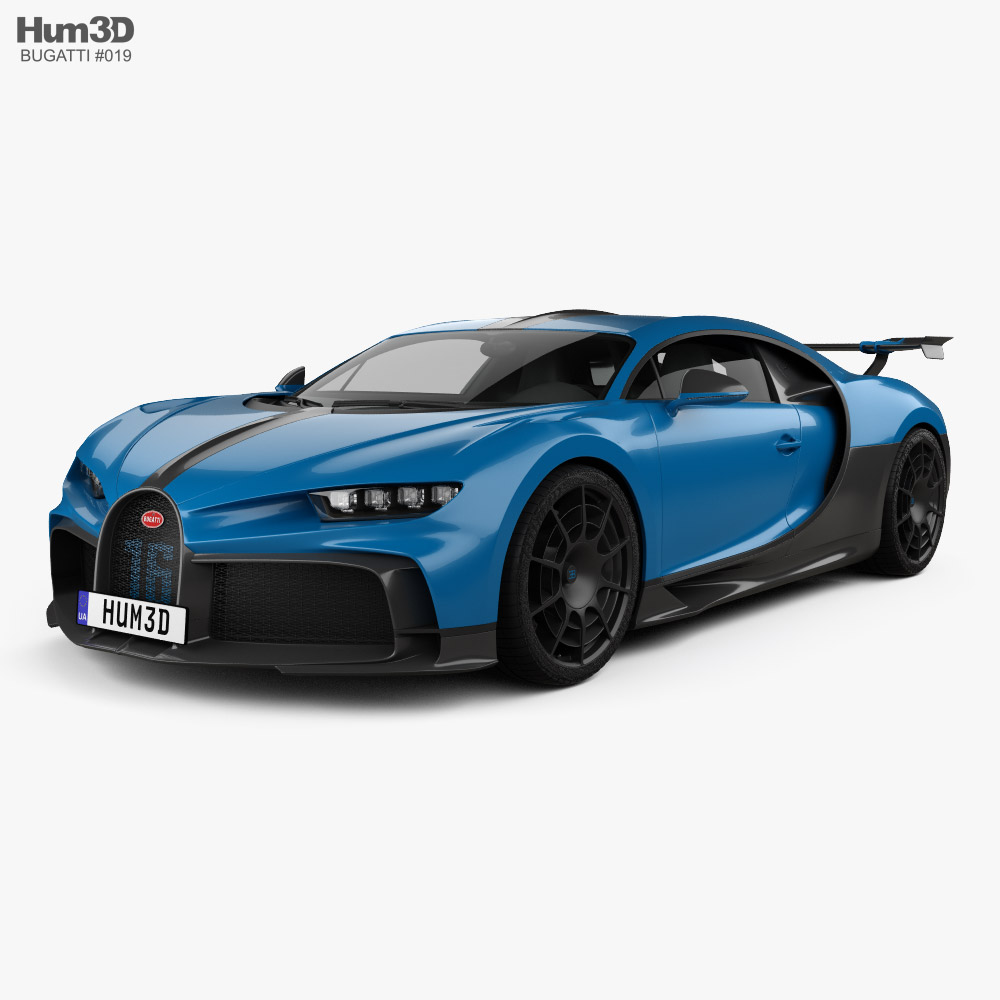 Bugatti Chiron Pur Sport 2023 Modèle 3D