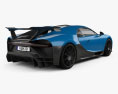 Bugatti Chiron Pur Sport 2023 3d model back view