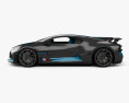 Bugatti Divo with HQ interior 2020 3d model side view