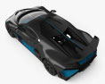 Bugatti Divo with HQ interior 2020 3d model top view