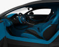 Bugatti Divo with HQ interior 2020 3d model seats