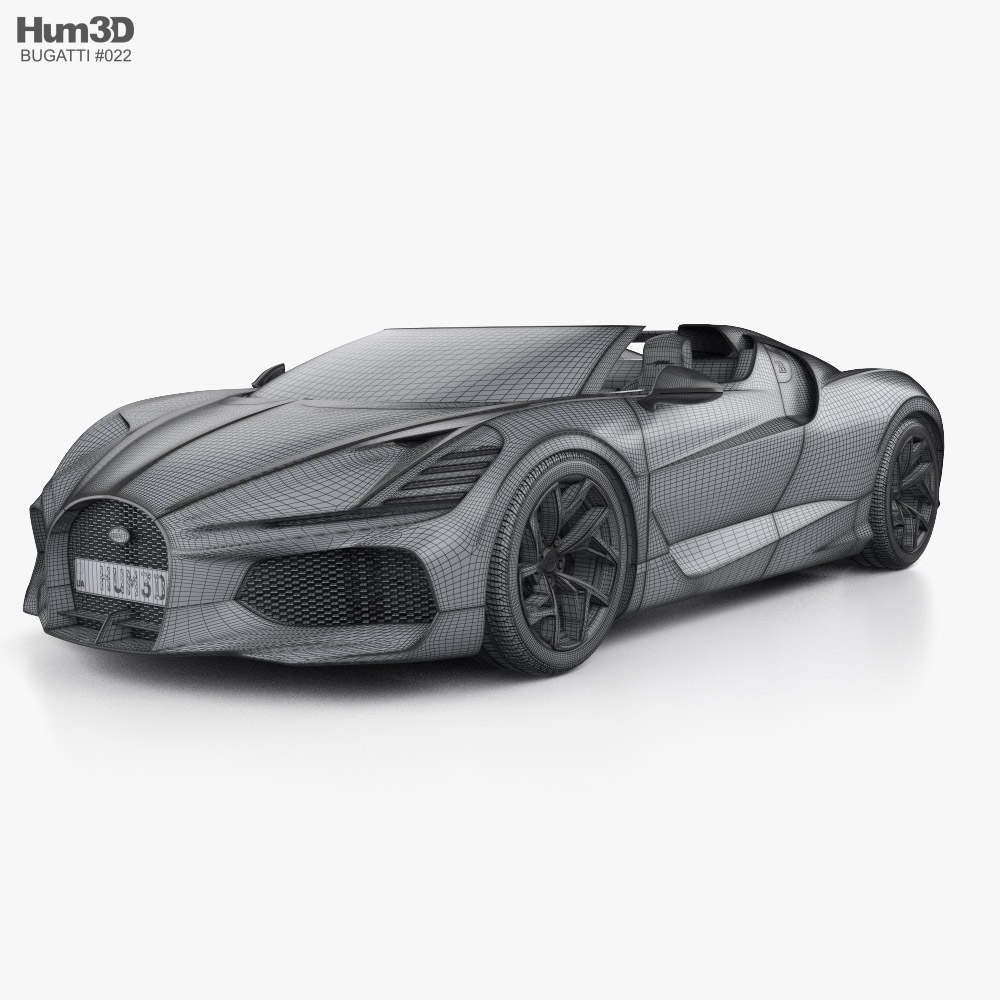 A Realistic Bugatti Rendered in Unreal Engine 5
