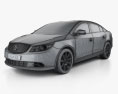 Buick LaCrosse (Alpheon) 2013 3D-Modell wire render