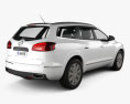 Buick Enclave 2015 3D-Modell Rückansicht