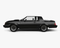Buick Regal Grand National 1987 3d model side view