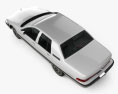 Buick Roadmaster 轿车 1996 3D模型 顶视图