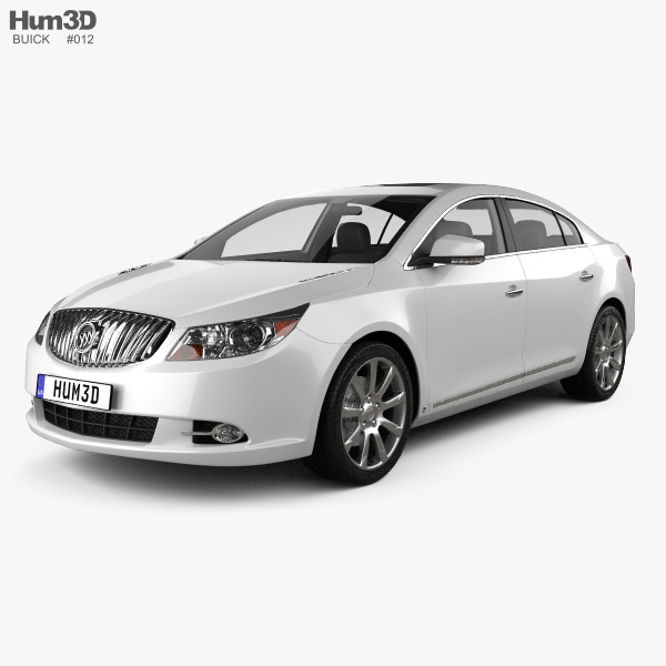 Buick LaCrosse (Alpheon) with HQ interior 2013 3D model