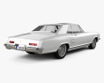 Buick Riviera 1963 3D模型 后视图