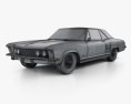Buick Riviera 1963 3Dモデル wire render
