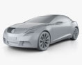 Buick Riviera 2007 3D 모델  clay render
