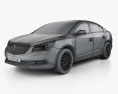 Buick LaCrosse (Allure) 2016 3D模型 wire render