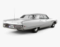 Buick Electra 225 4도어 hardtop 1968 3D 모델  back view
