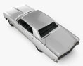 Buick Electra 225 4门 hardtop 1968 3D模型 顶视图