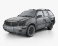 Buick Rainier 2007 3D-Modell wire render