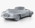 Buick Y-Job 1938 3D модель clay render