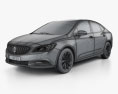 Buick Verano (CN) 2018 3D-Modell wire render