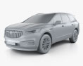 Buick Enclave 2020 3d model clay render