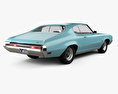 Buick GS 455 Stage 1 coupe 1970 3d model back view