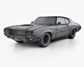 Buick GS 455 Stage 1 coupe 1970 3d model wire render