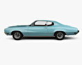 Buick GS 455 Stage 1 coupe 1970 3d model side view