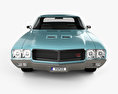 Buick GS 455 Stage 1 coupe 1970 3d model front view