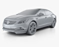Buick LaCrosse Avenir 2020 3d model clay render