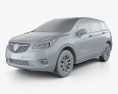 Buick Envision 2020 3d model clay render