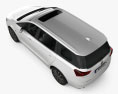 Buick GL6 2021 3D-Modell Draufsicht