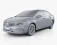 Buick Verano CN-spec 2021 3D-Modell clay render