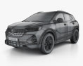 Buick Encore GX ST 2020 3D-Modell wire render