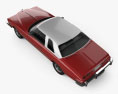 Buick Riviera GS 1975 Modello 3D vista dall'alto