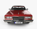 Buick Riviera GS 1975 3D模型 正面图