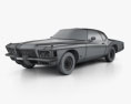 Buick Riviera 1972 3D-Modell wire render
