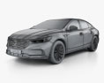 Buick LaCrosse CN-spec 2022 Modèle 3d wire render