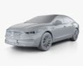Buick LaCrosse CN-spec 2022 Modèle 3d clay render