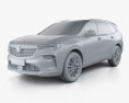Buick Enclave CN-spec 2022 3D-Modell clay render