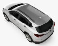 Buick Envision 2023 Modèle 3d vue du dessus