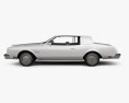 Buick Riviera 1980 Modèle 3d vue de côté