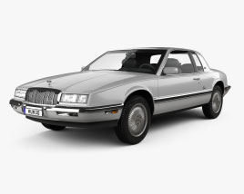 Buick Riviera 1993 Modèle 3D