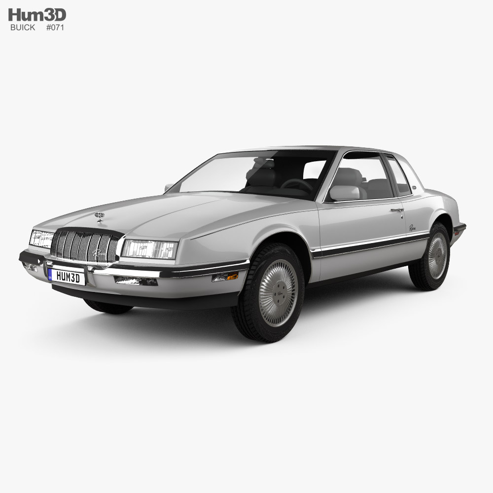 Buick Riviera 1993 Modello 3D