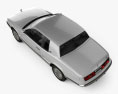 Buick Riviera 1993 3D-Modell Draufsicht