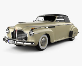 3D model of Buick Roadmaster convertible 1941