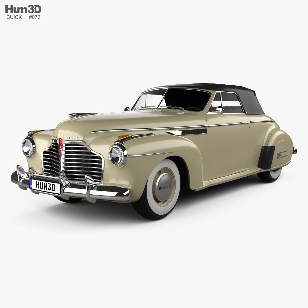 Buick Roadmaster convertible 1941 3D model