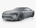 Buick Wildcat EV 2024 3D模型 wire render