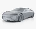 Buick Wildcat EV 2024 3d model clay render