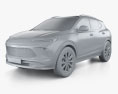 Buick Encore GX Avenir 2024 3Dモデル clay render