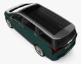 Buick GL8 Century Avenir 2024 3D-Modell Draufsicht