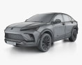 Buick Envista Avenir 2024 3D-Modell wire render