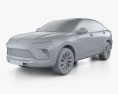 Buick Envista Avenir 2024 Modèle 3d clay render