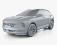 Buick Envision Avenir 2024 3d model clay render